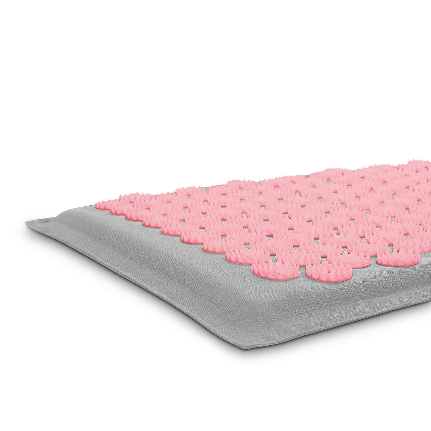 Στρώμα πιεσοθεραπείας από λινό ECO με ίνες καρύδας και μαξιλάρι από φαγόπυρο – HyperMotion 68 cm σε γκρι και ροζ χρώμα