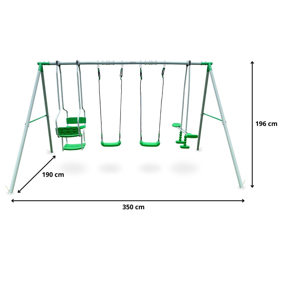 Σετ κούνιας 6 ατόμων για παιδιά - παιδική χαρά στον κήπο