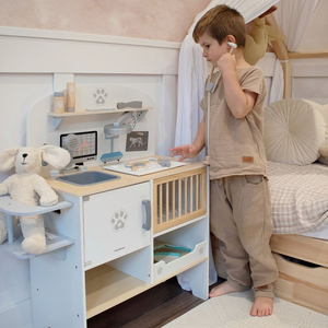 Νοσοκομείο ζώων - ξύλινο σετ