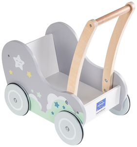 ξύλινο καροτσάκι-περπατητήρι