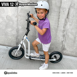 HyperMotion VIVA 12 σκούτερ (30cm με αντλητικούς τροχούς) - Λευκό
