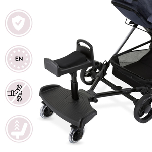 Επέκταση καροτσιού με ρυθμιζόμενο κάθισμα και σύστημα καθολικής προσάρτησης - Moby-System BUGGY2GO