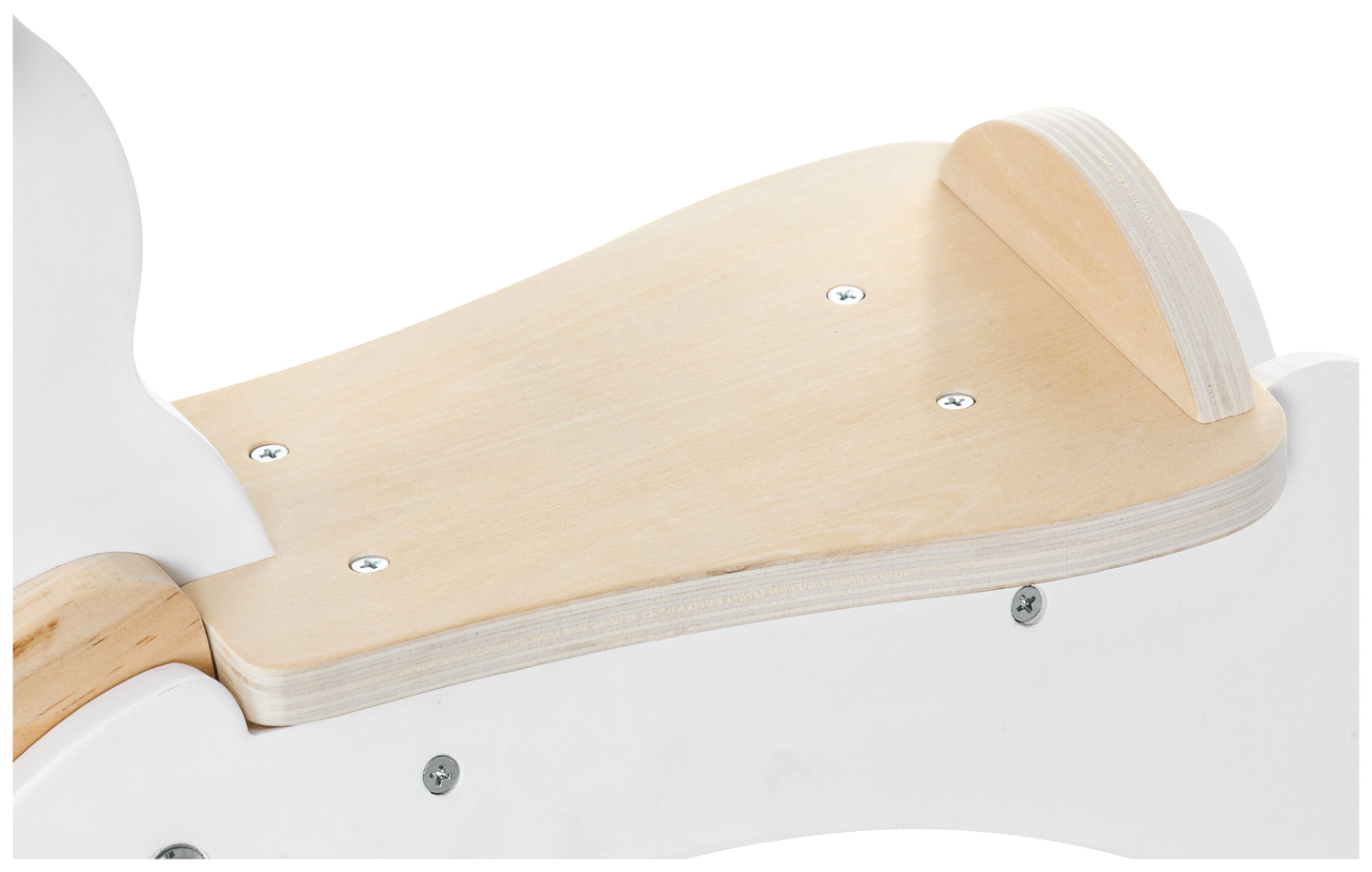 Ξύλινο κουνιστό άλογο - λευκό - από 12 μηνών.