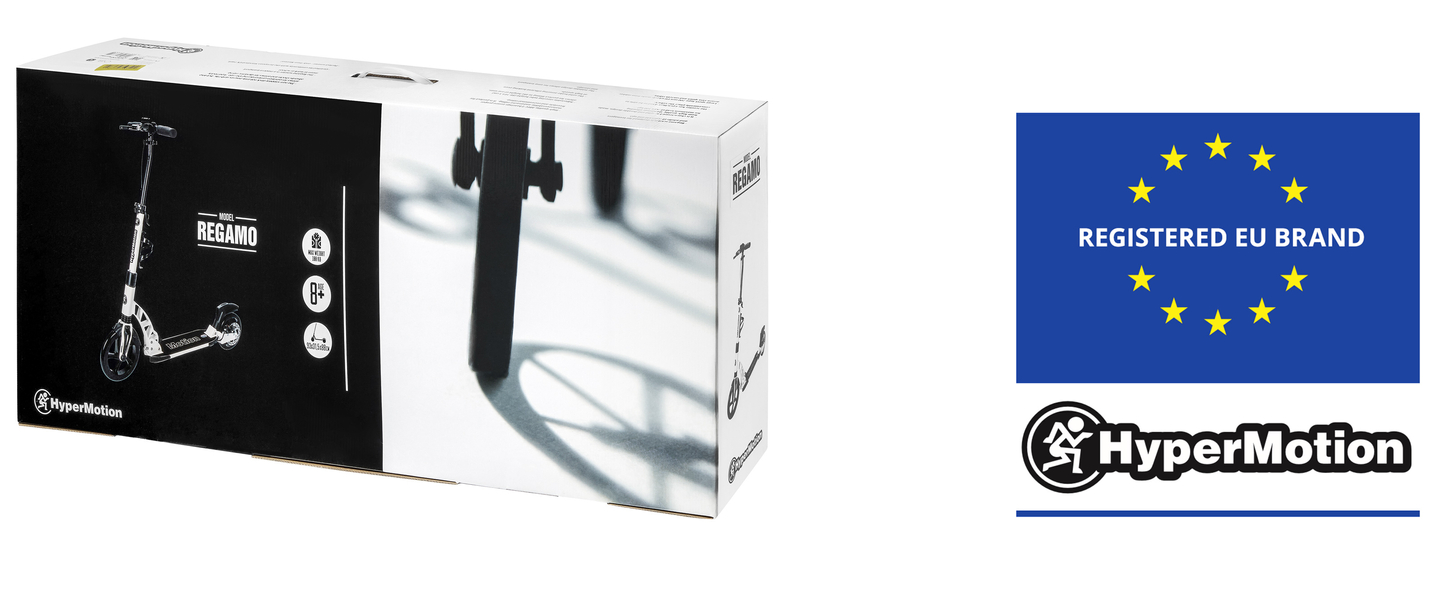 HyperMotion REGAMO σκούτερ ενηλίκων - μαύρο