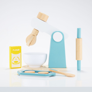 Ξύλινο μίξερ με αξεσουάρ