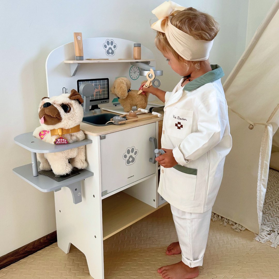 Νοσοκομείο ζώων - ξύλινο σετ