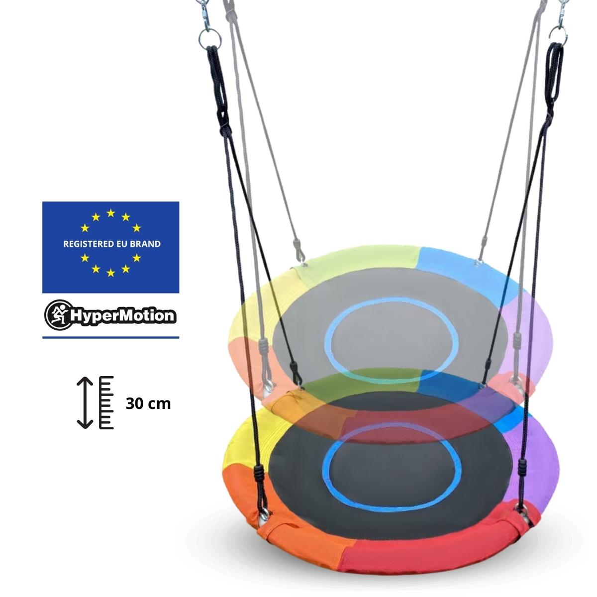 XL παιδική χαρά κήπου για παιδιά με κούνια πελαργού, σκάλα και δίχτυ αναρρίχησης