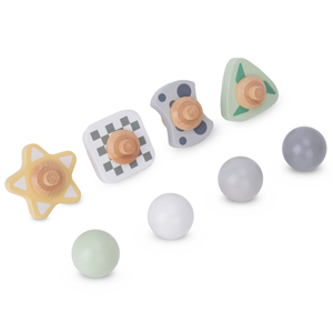 Μεγάλο ξύλινο αδιέξοδο - τσουλήθρα με περιστρεφόμενα στοιχεία