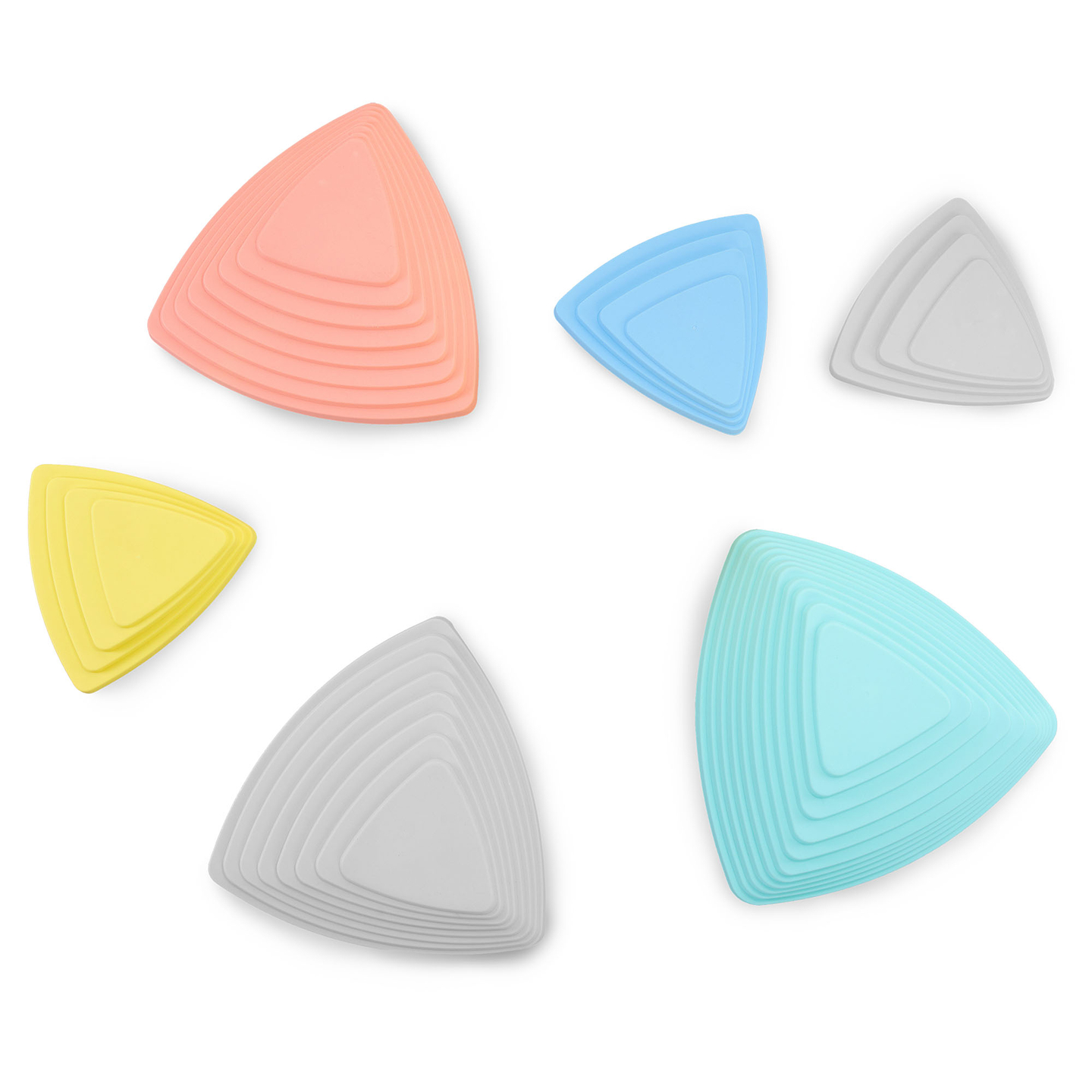 Πολύχρωμες πέτρες εξισορρόπησης - 6 τεμάχια