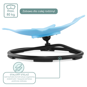 Μίνι καρουζέλ για παιδιά Fish - μπλε