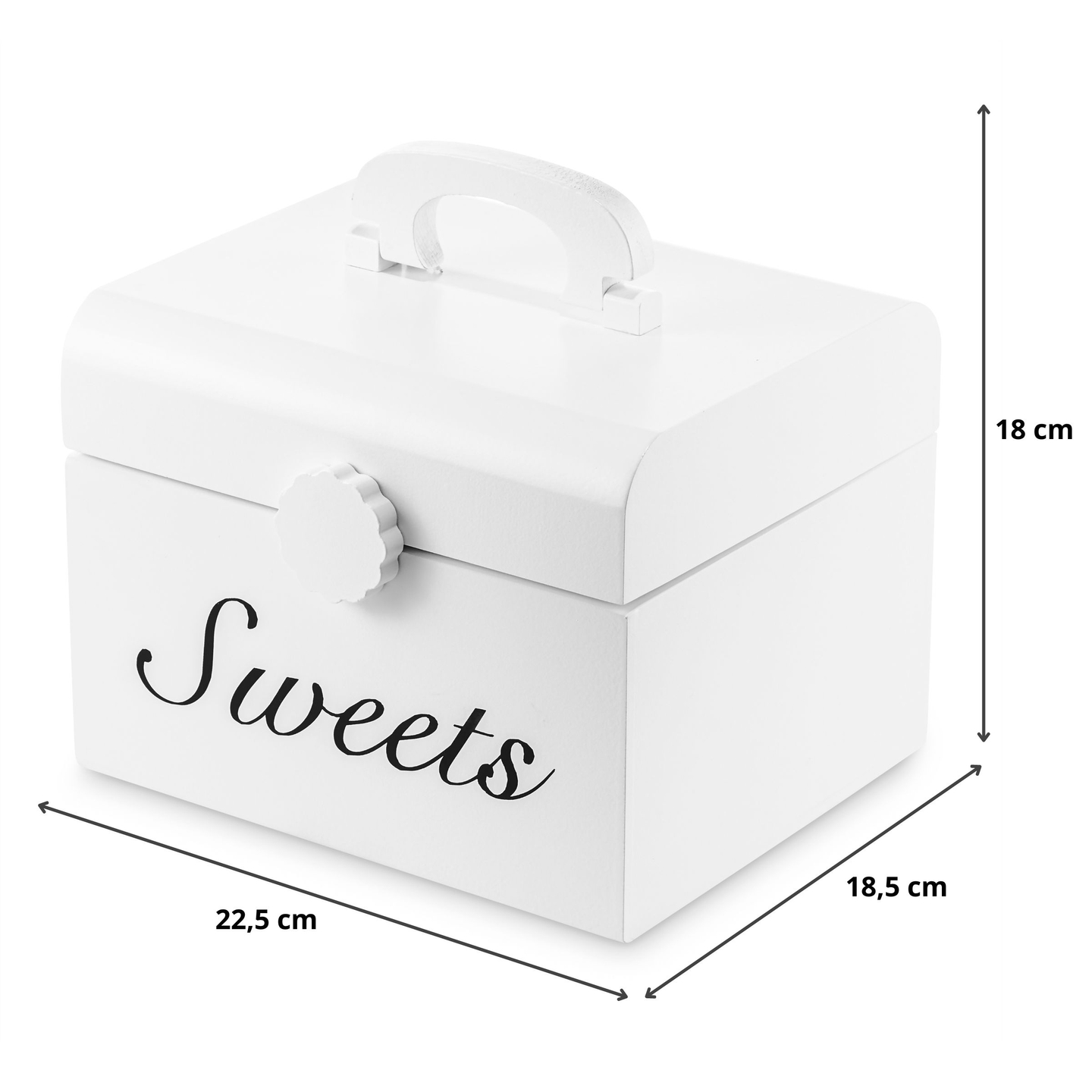 Ξύλινο κουτί κοπής καραμέλας, γλυκό κατάστημα