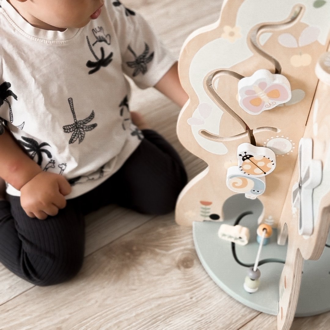 Ξύλινο εκπαιδευτικό παιχνίδι 10 σε 1 - πολυλειτουργικό δέντρο