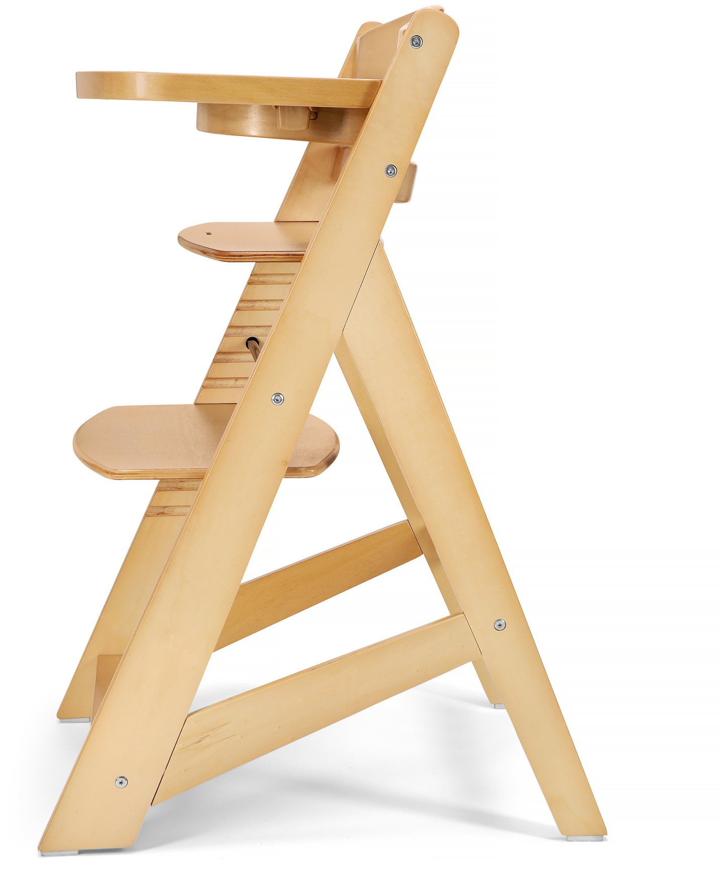 Ξύλινη καρέκλα σίτισης Moby-System WOODY - φυσικό χρώμα ξύλου