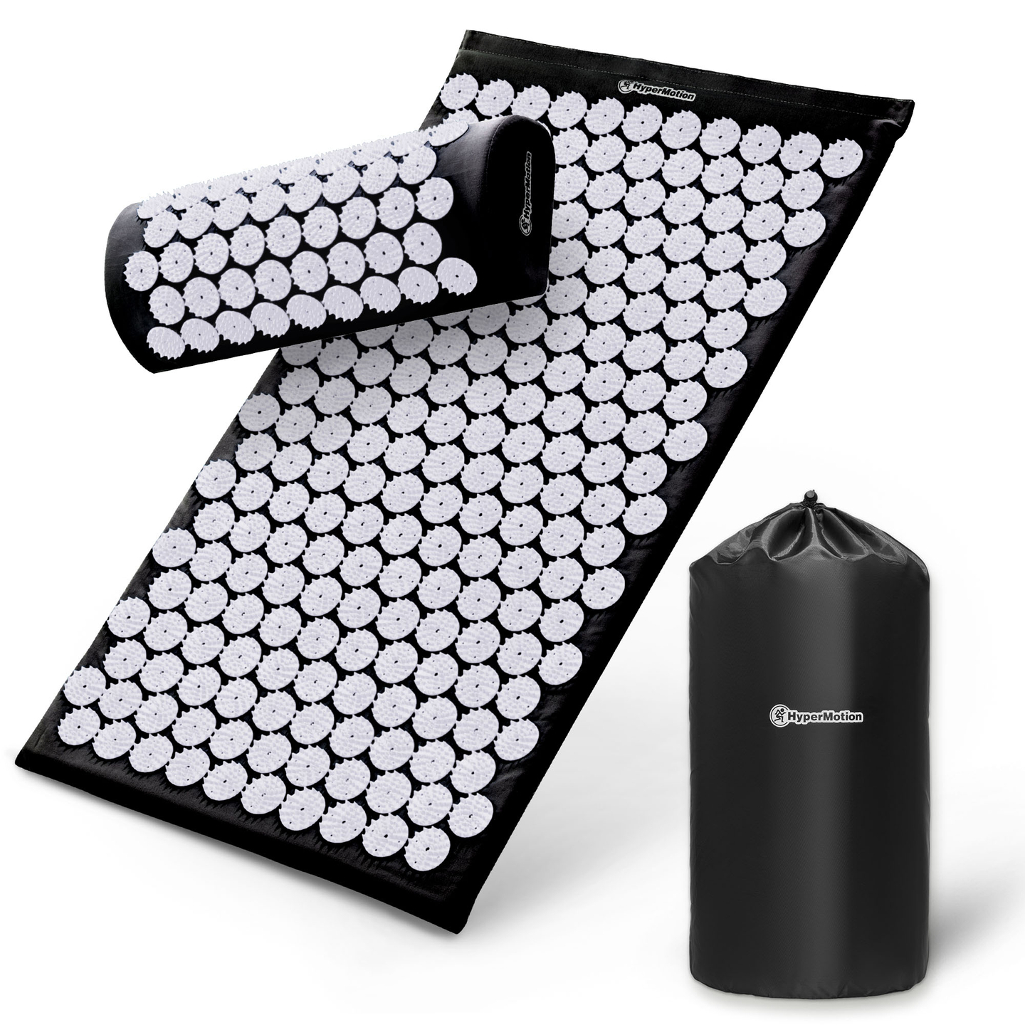 Στρώμα πιεσοθεραπείας με μαξιλάρι και κάλυμμα - 72 cm HyperMotion ασπρόμαυρο