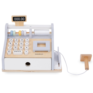 Ξύλινη ταμειακή μηχανή με αξεσουάρ