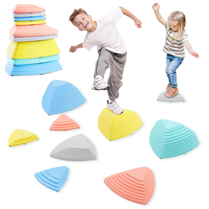 Πολύχρωμες πέτρες εξισορρόπησης - 9 τεμάχια