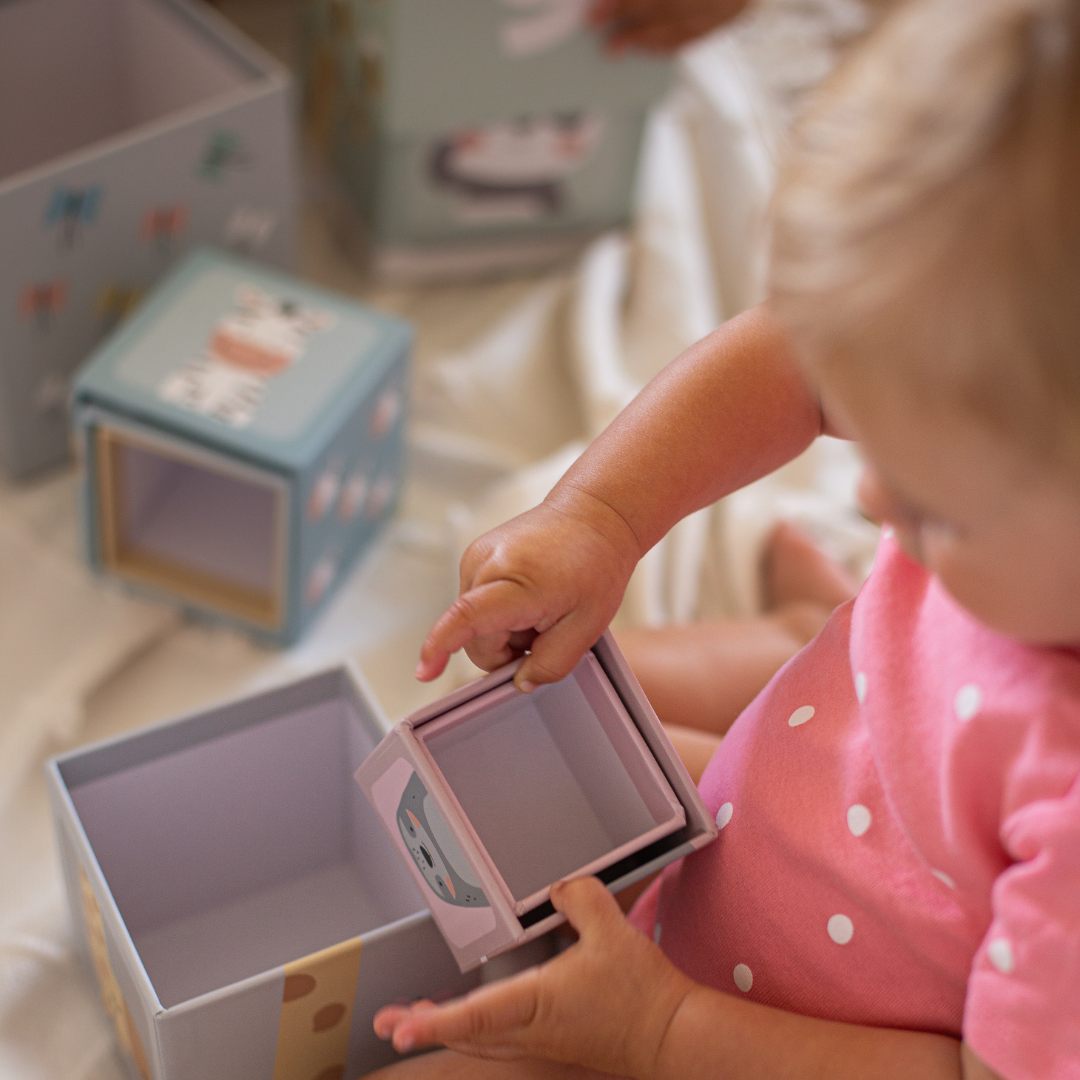 Πύργος παζλ για παιδιά 10 τεμαχίων - αριθμοί και ζώα