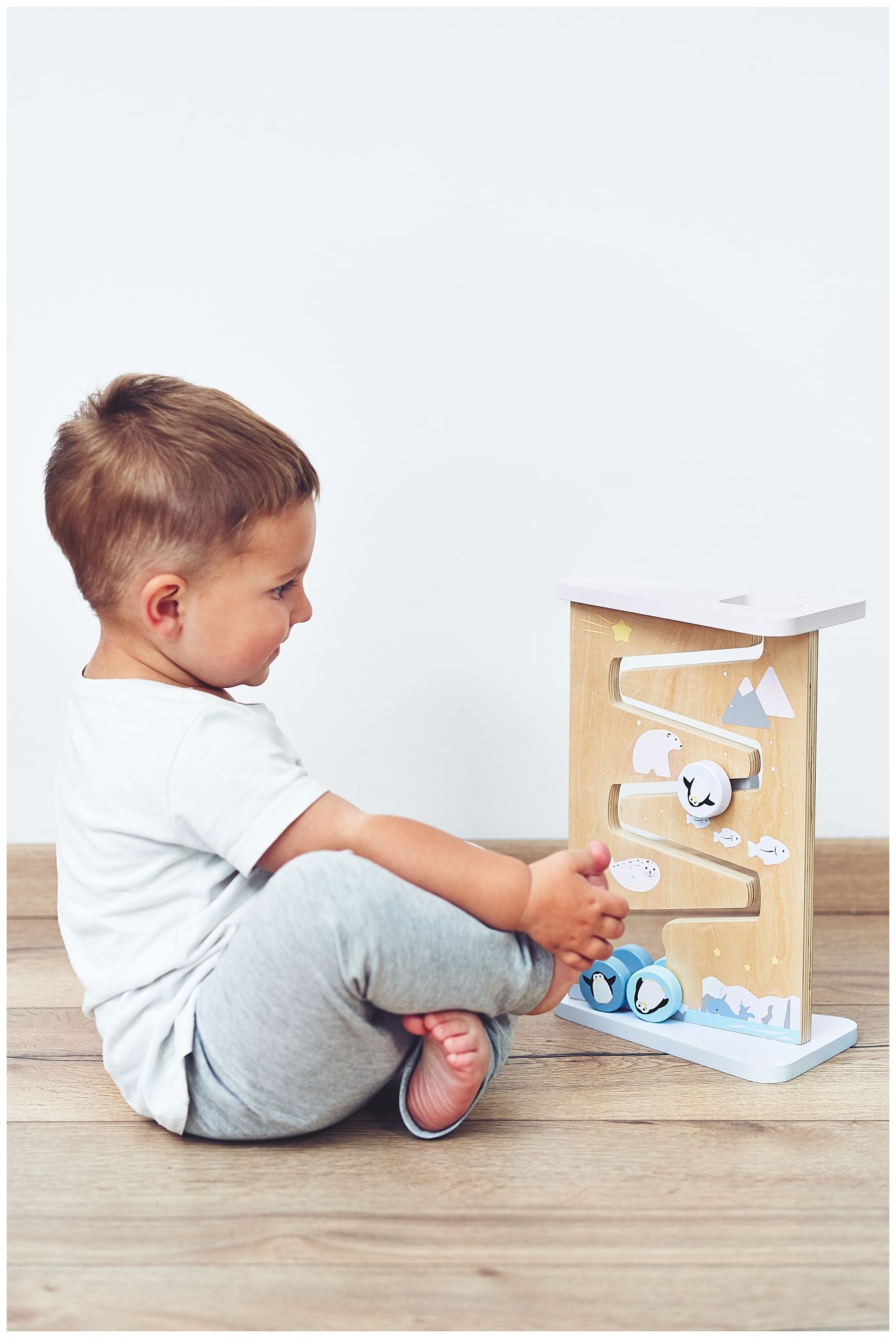 Ξύλινη σανίδα αισθητηριακού χειρισμού δύο όψεων