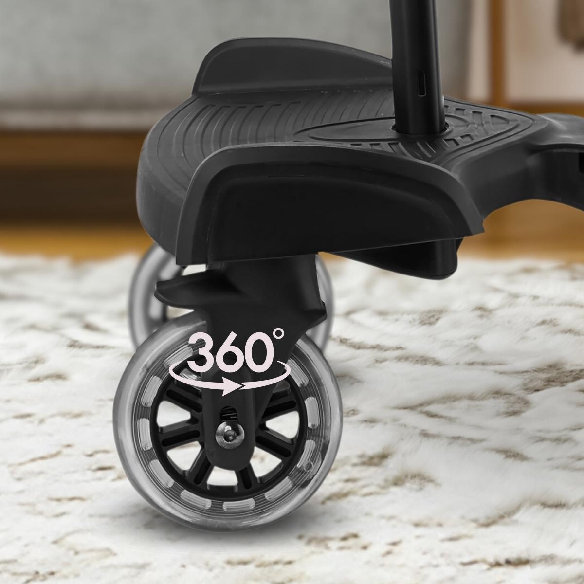 Επέκταση καροτσιού με ρυθμιζόμενο κάθισμα και σύστημα καθολικής προσάρτησης - Moby-System BUGGY2GO