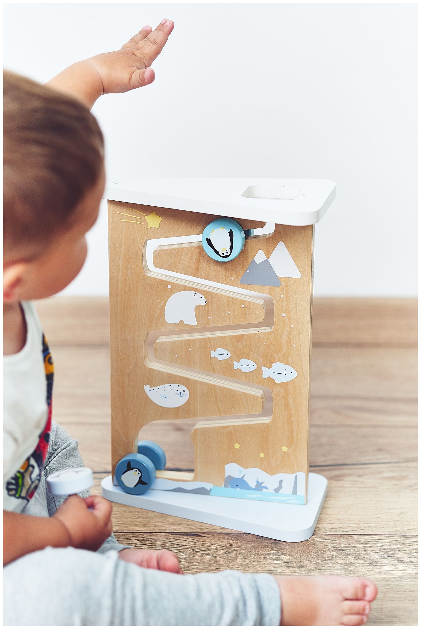 Ξύλινη σανίδα αισθητηριακού χειρισμού δύο όψεων