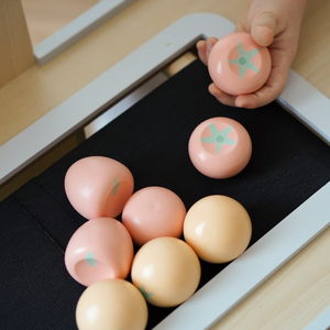 Ξύλινη αγορά λαχανικών - μεγάλος πάγκος XXL, κατάστημα με ταμειακή μηχανή παιχνιδιού