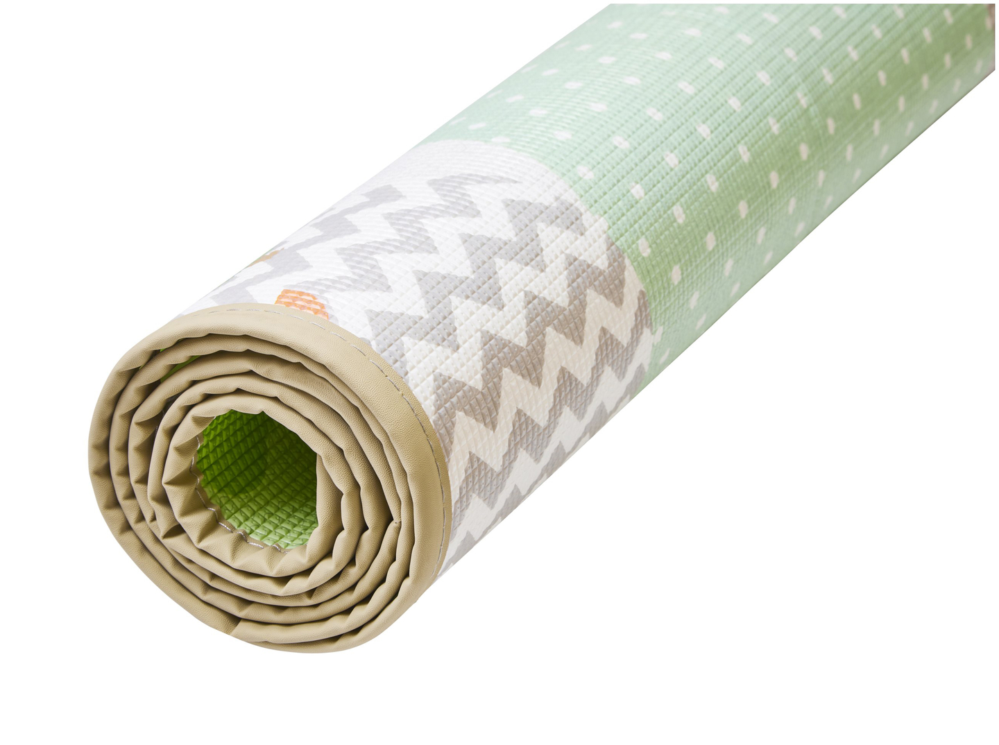 Στρώμα αφρού διπλής όψης - δάσος σε λόφο / ηλιόλουστη πόλη