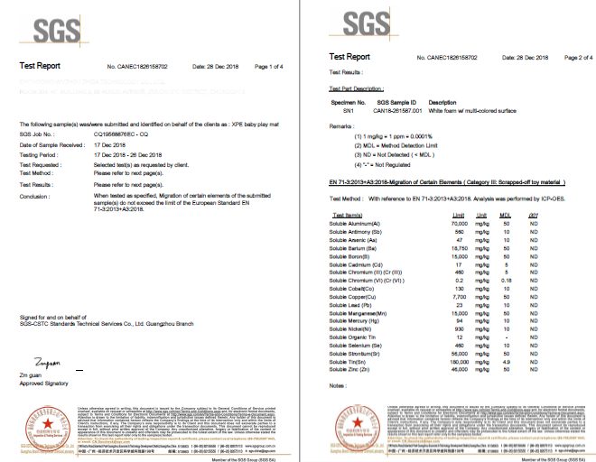 Στρώμα αφρού διπλής όψης XXL - αναδιπλούμενο 1 CM (βουνό και δρόμος)