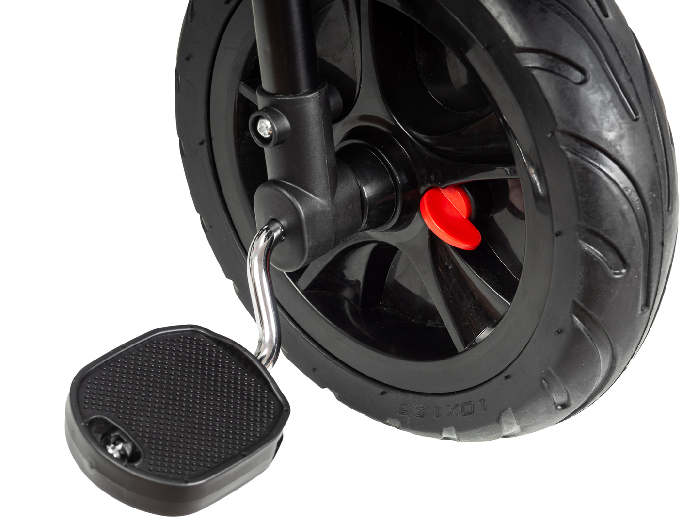 HyperMotion TOBI VECTOR τρίκυκλο - παντοτινές φουσκωτές ρόδες + μπάρα ώθησης. Χρώμα: μαύρο.