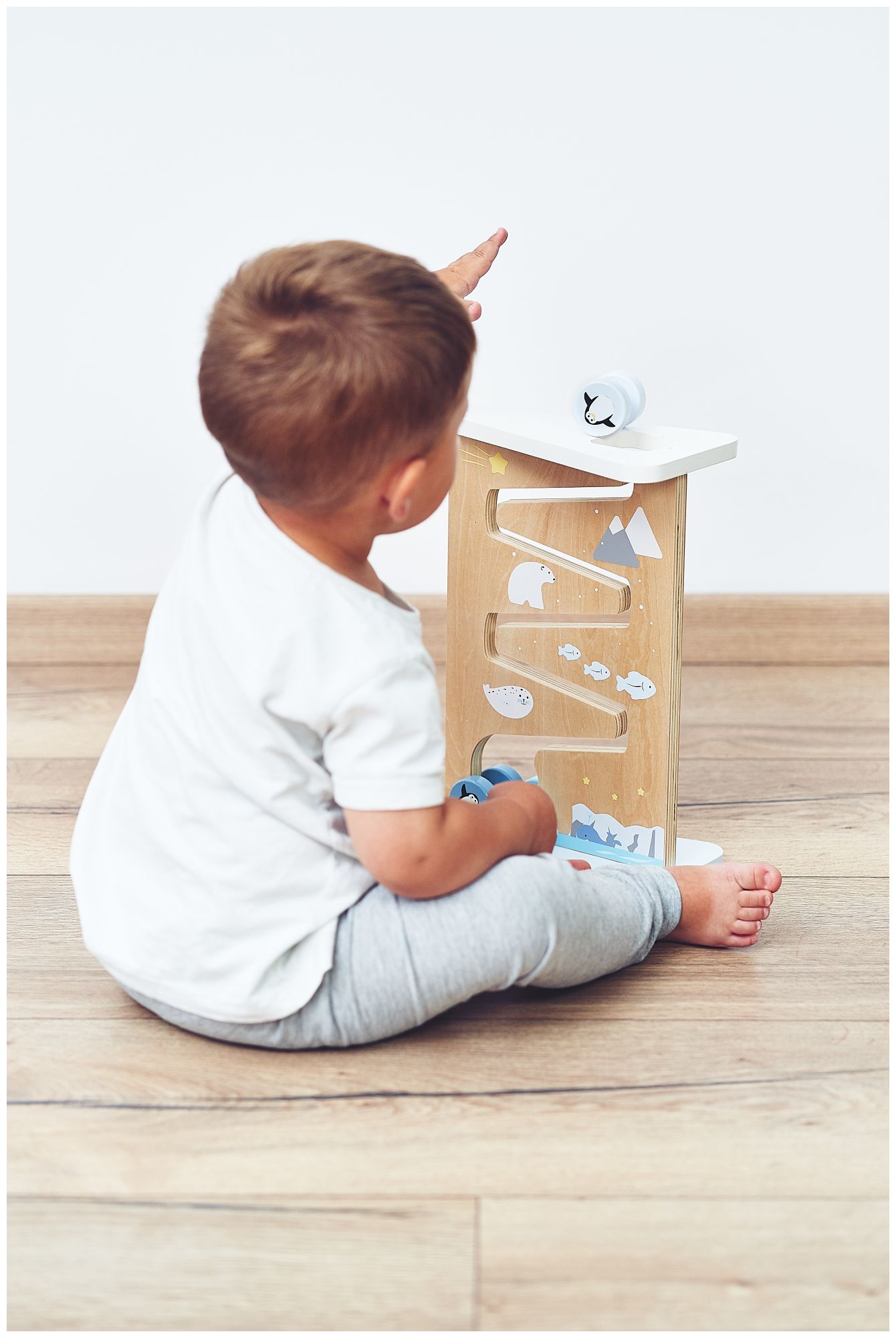 Ξύλινη σανίδα αισθητηριακού χειρισμού δύο όψεων