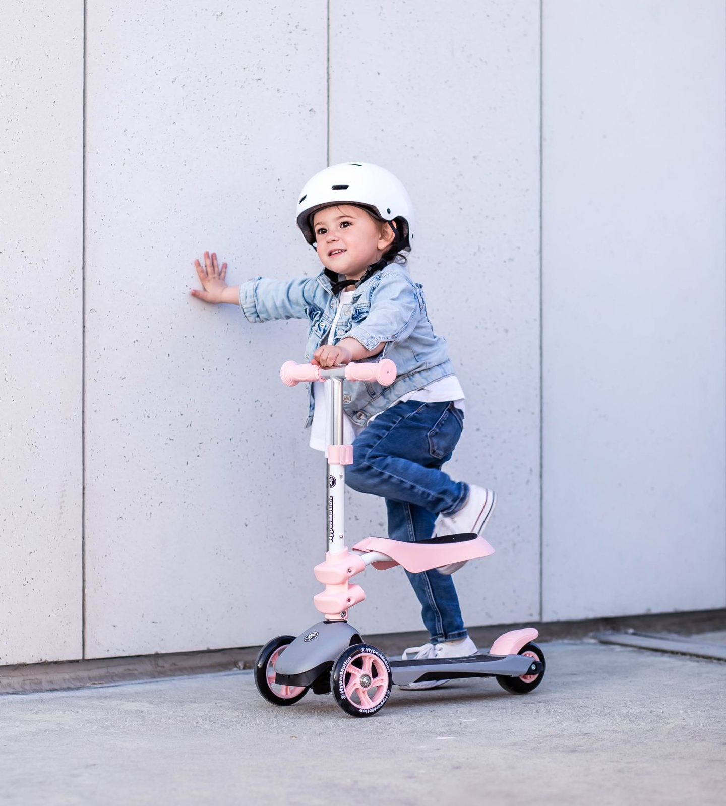 HyperMotion 3in1 τρίκυκλο ισορροπίας - ροζ