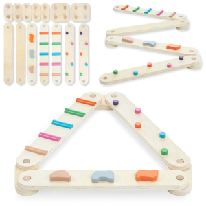 Ξύλινη πίστα ισορροπίας - αισθητηριακό μονοπάτι - 14 στοιχεία