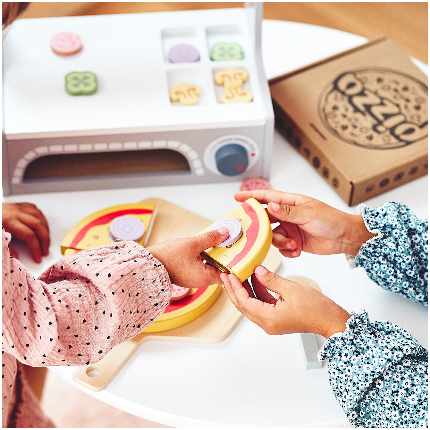 Ξύλινο σετ ψησίματος πίτσας