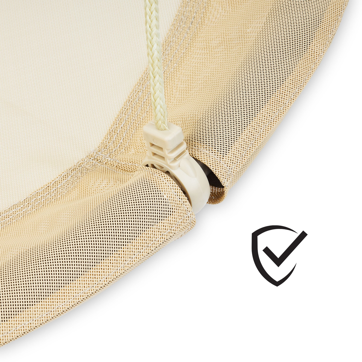 Κούνια φωλιά πελαργού HyperMotion - διάμετρος 100 cm, μπεζ χρώμα boho