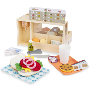 Ξύλινο μπαρ σάντουιτς - εστιατόριο