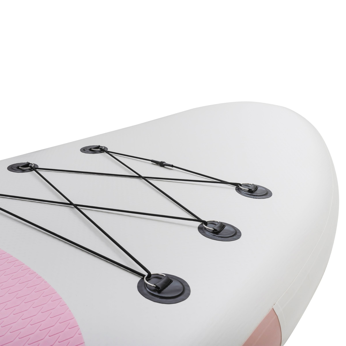 Φουσκωτό SUP Stand Up Paddle board 320cm με κουπί και κάθισμα - HyperMotion WAVE BOOST PINK 320