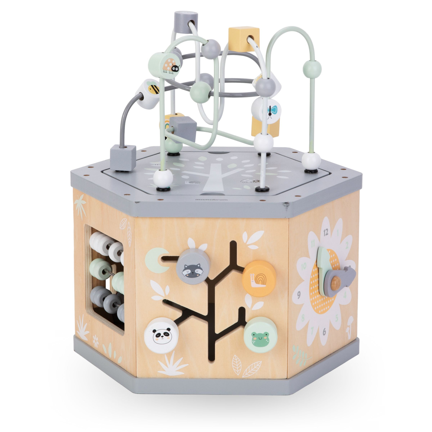 Διαδραστικός ξύλινος εκπαιδευτικός κύβος 7 σε 1 - motor loop