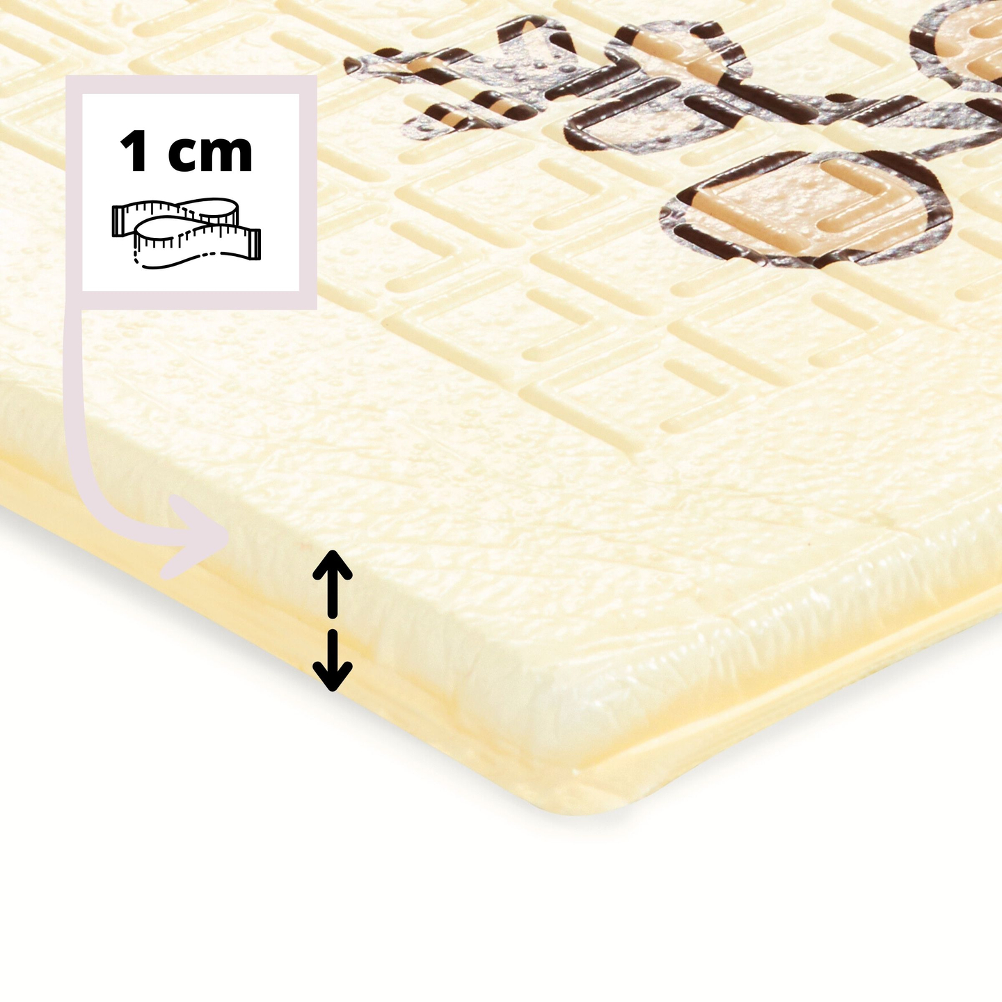 Διπλής όψης αναδιπλούμενο αφρώδες χαλάκι 180 x 120 x 1 cm - Magic Forest/Futumn Streets - boho
