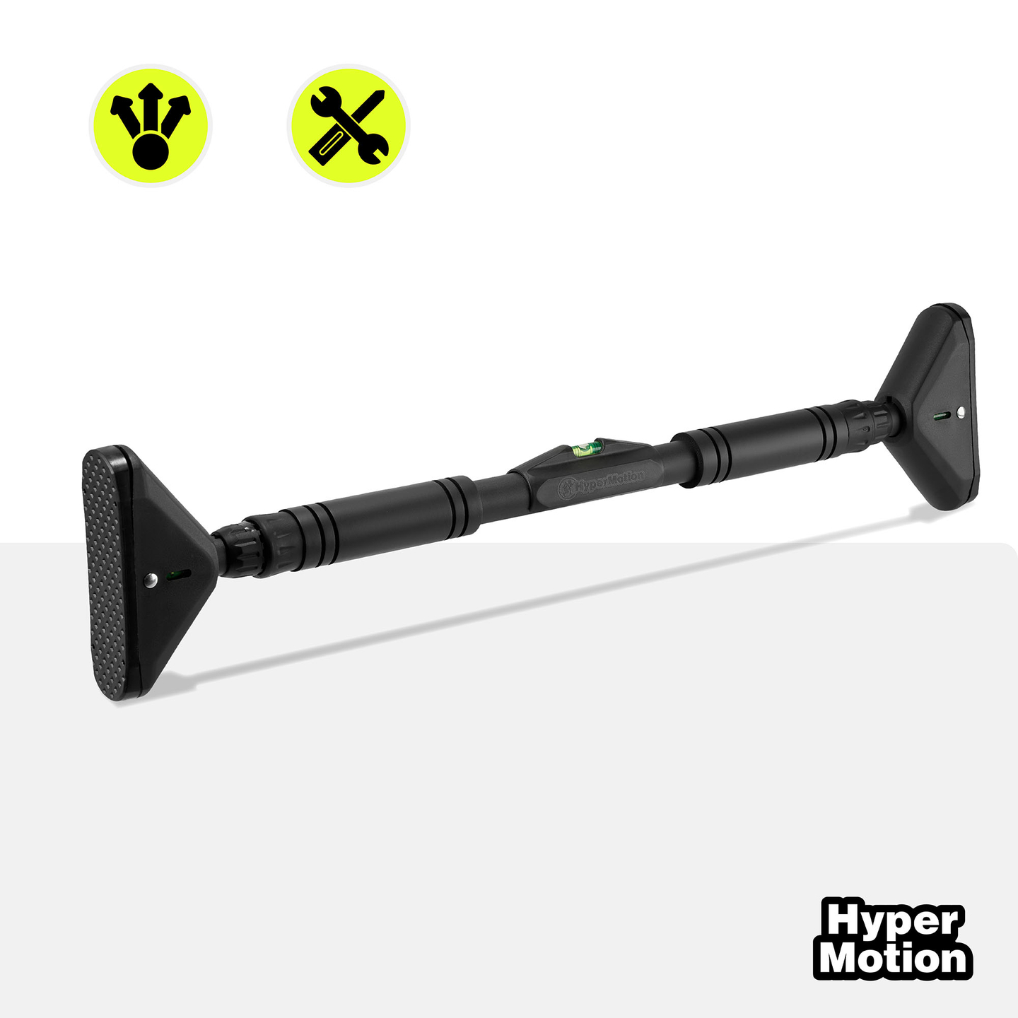 Ρυθμιζόμενη μπάρα HyperMotion 70–100 cm, 200 kg, μαύρη