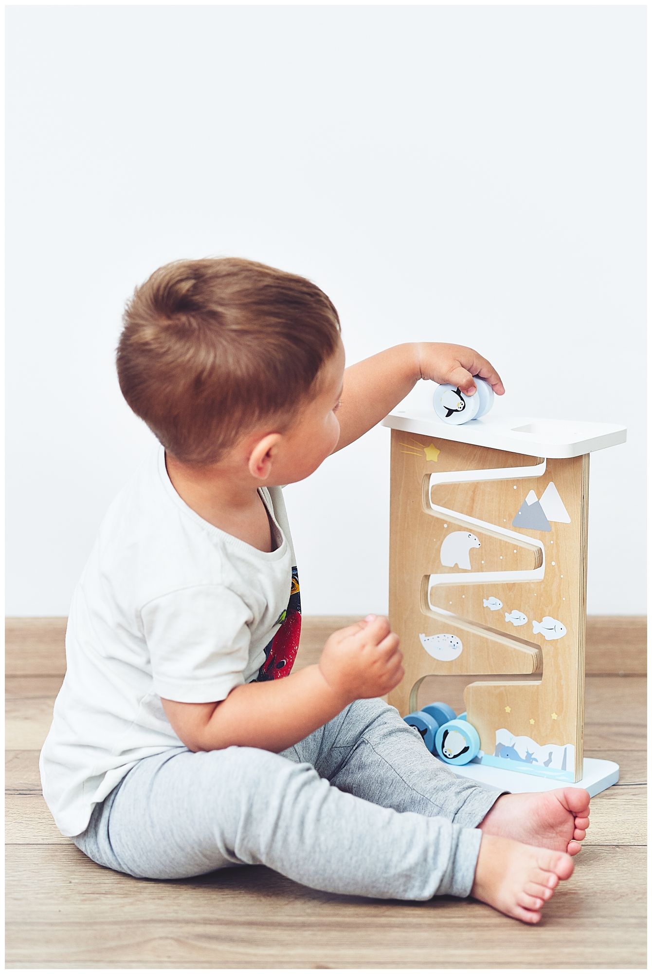 Ξύλινη σανίδα αισθητηριακού χειρισμού δύο όψεων