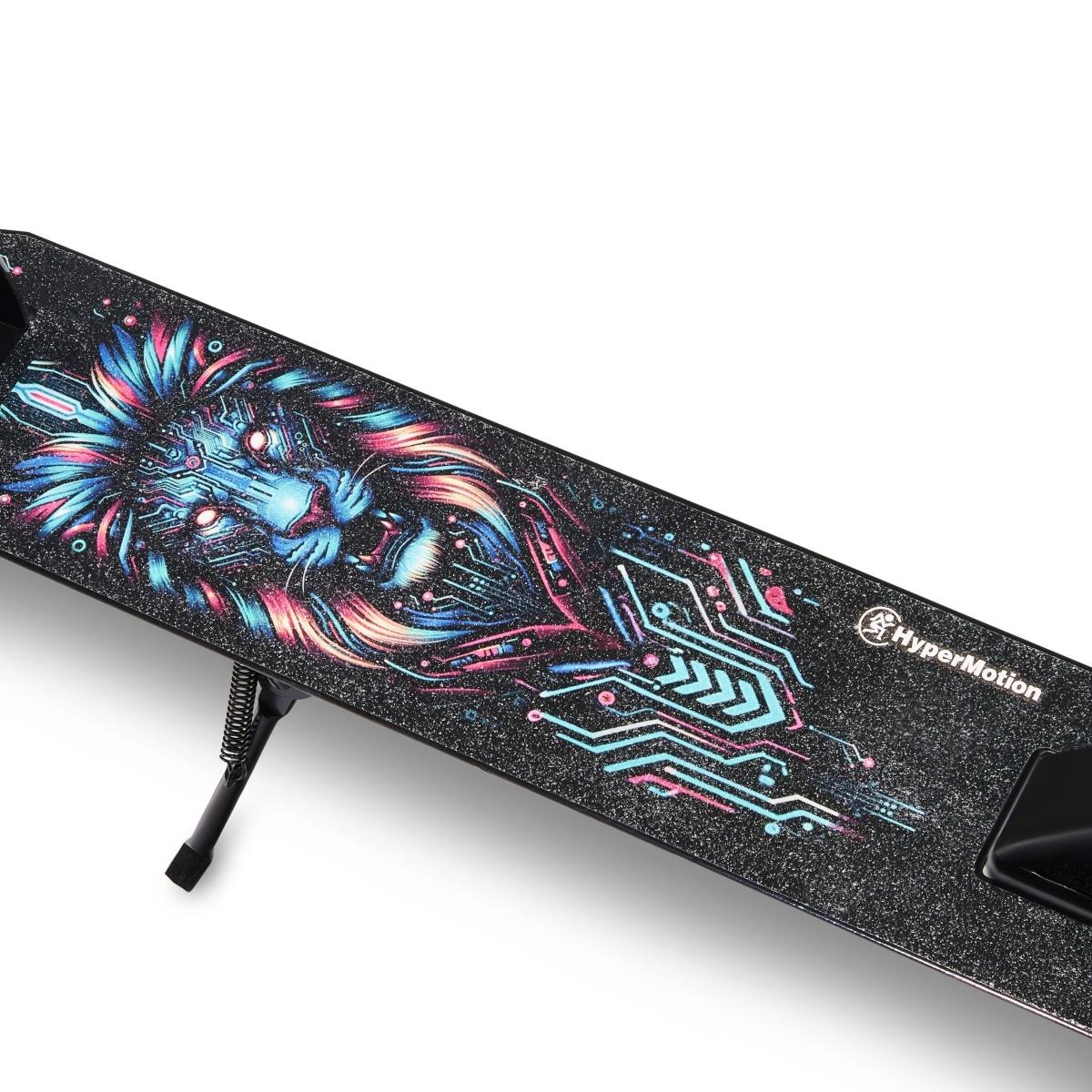 Δίκυκλο σκούτερ για νέους ενήλικες - με αμορτισέρ - Hypermotion CITY SWIFT Digital Lion - 100kg