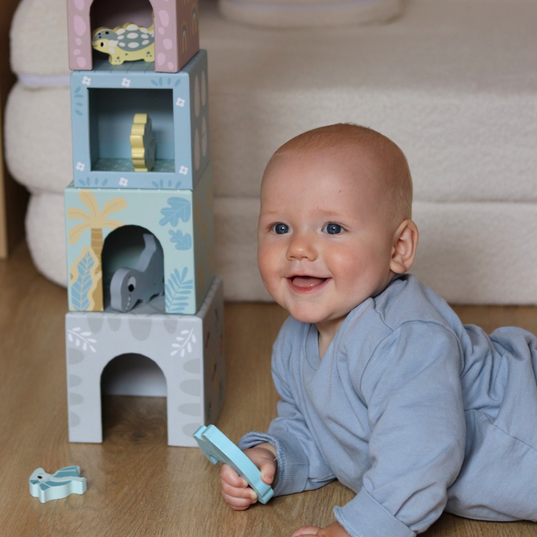 Πύργος διαλογής με φιγούρες Δεινόσαυροι