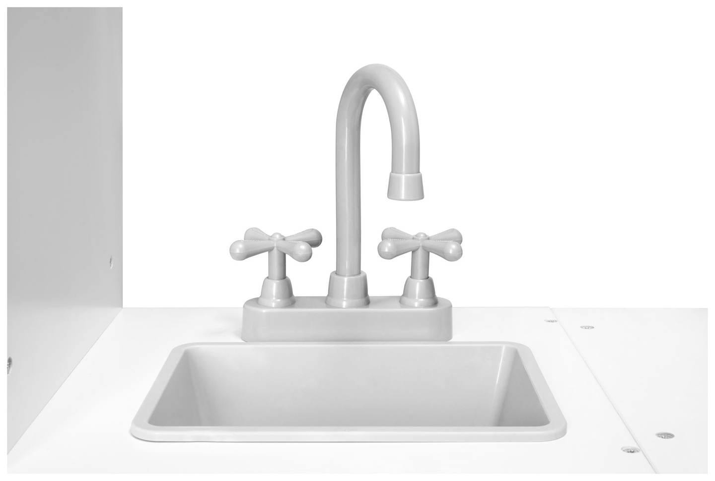 Γωνιακή ξύλινη κουζίνα XXXL με ψυγείο, φούρνο, πλυντήριο ρούχων, ποδιά και αξεσουάρ