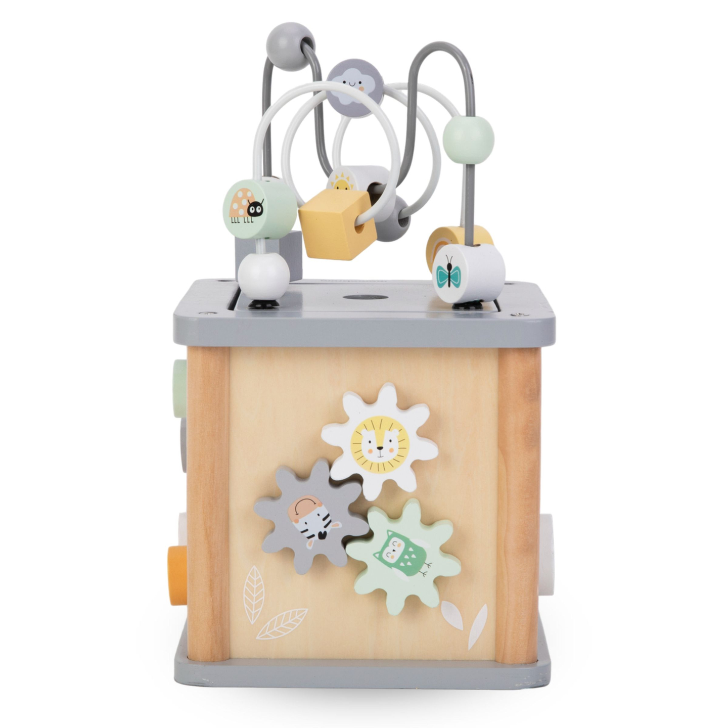 Ξύλινος εκπαιδευτικός κύβος Montessori - κινητικός βρόχος