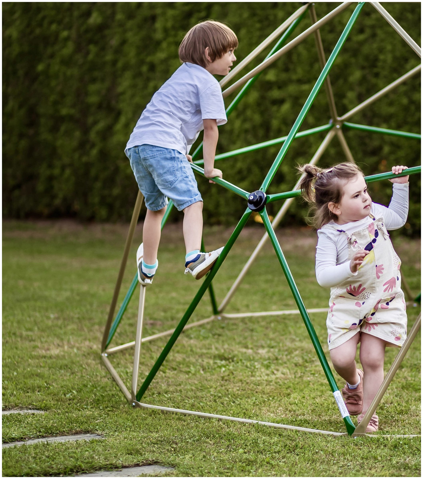 HyperMotion Παιδικός Θόλος Αναρρίχησης XXL, Γεωθόλος, Παιδική Χαρά Κήπου, Διάμετρος: 3 m