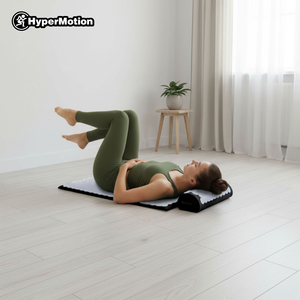 Στρώμα πιεσοθεραπείας με μαξιλάρι και κάλυμμα - 72 cm HyperMotion ασπρόμαυρο