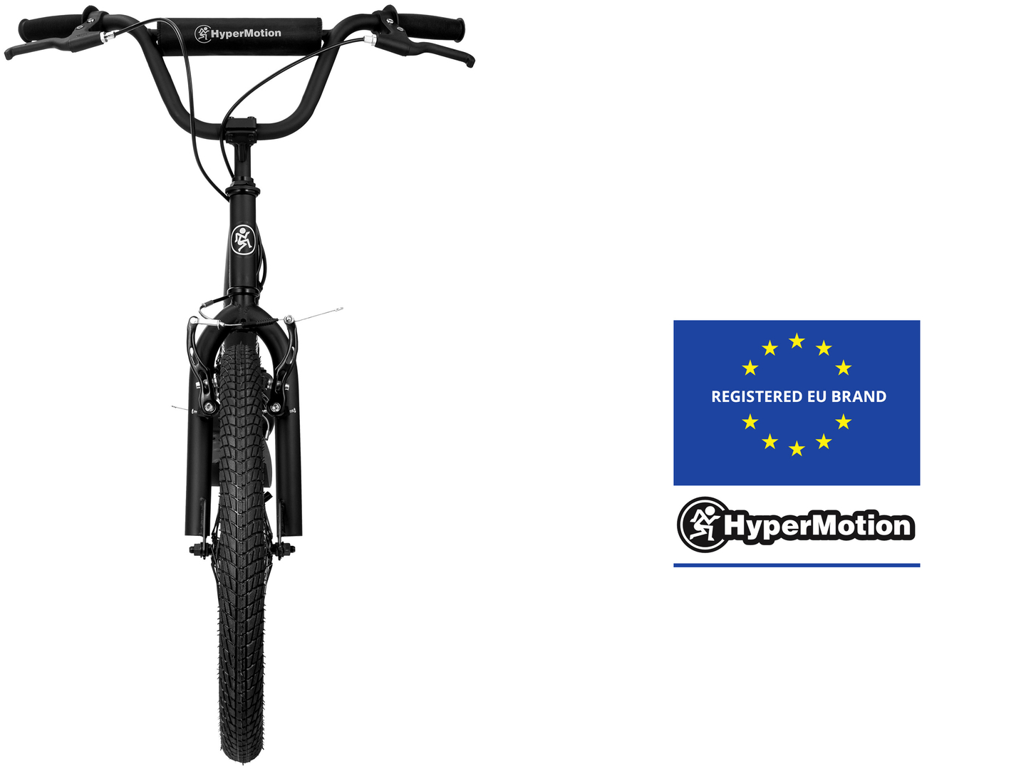 Σκούτερ πόλης HyperMotion RIVA με φουσκωτούς τροχούς 50 cm και 40 cm