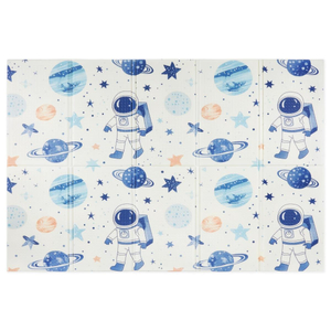 Αναδιπλούμενο στρώμα αφρού διπλής όψης 180 x 120 x 1cm - Κόσμος/γεωμετρικά τρίγωνα