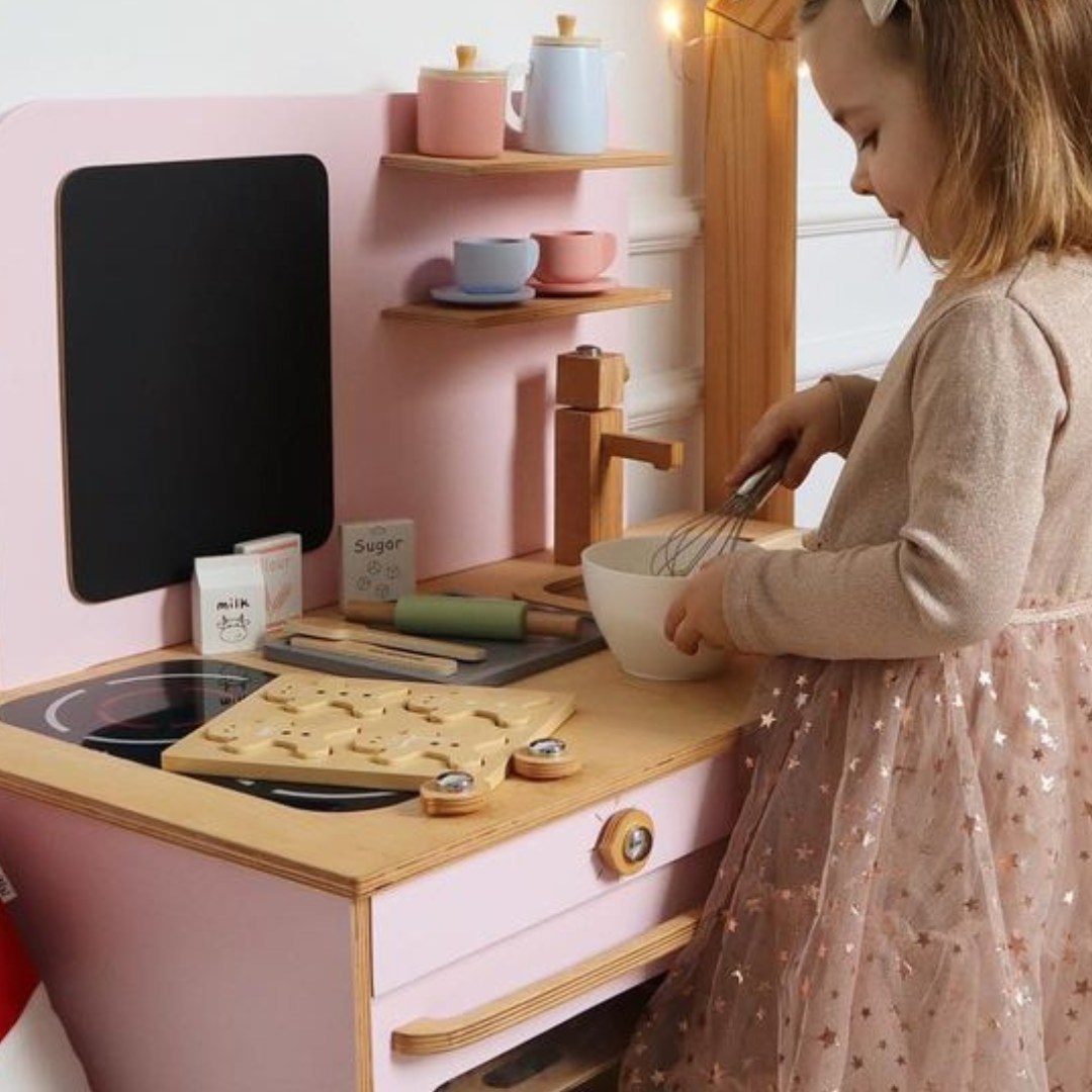 Ξύλινο μελομακάρονο σετ