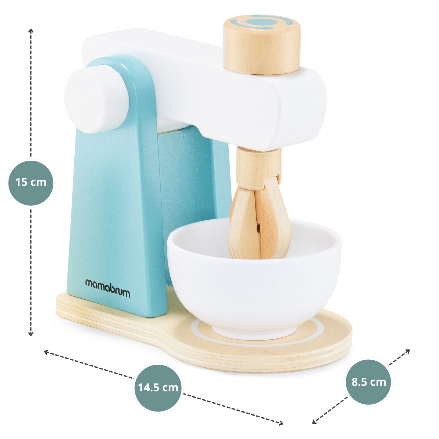 Ξύλινο μίξερ με αξεσουάρ